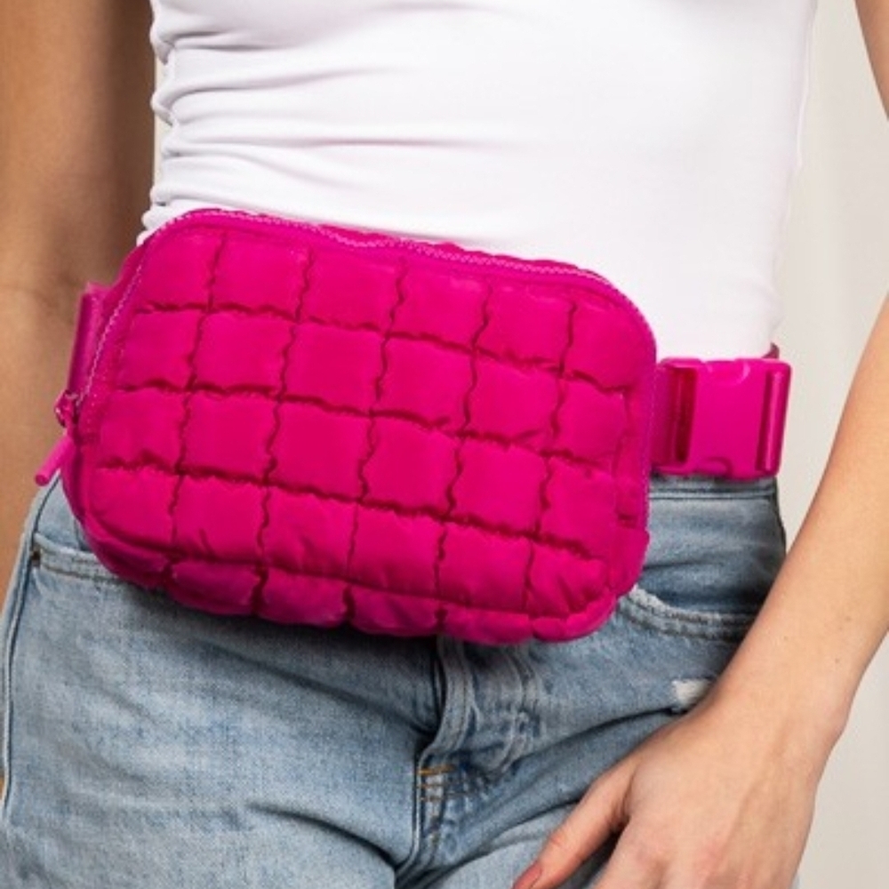 Puffer Tote Quilted Crossbody Bag w/ dust bag! - Picture 4 of 7